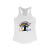 Rainbow Tree of Life Racerback Tank Top