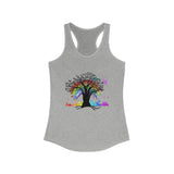 Rainbow Tree of Life Racerback Tank Top