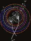 Dandelion Positive Quotes Tee