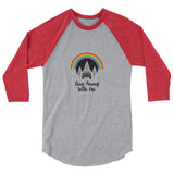Jeep Gay Away With Me 3/4 sleeve Super Soft Raglan Baseball Shirt