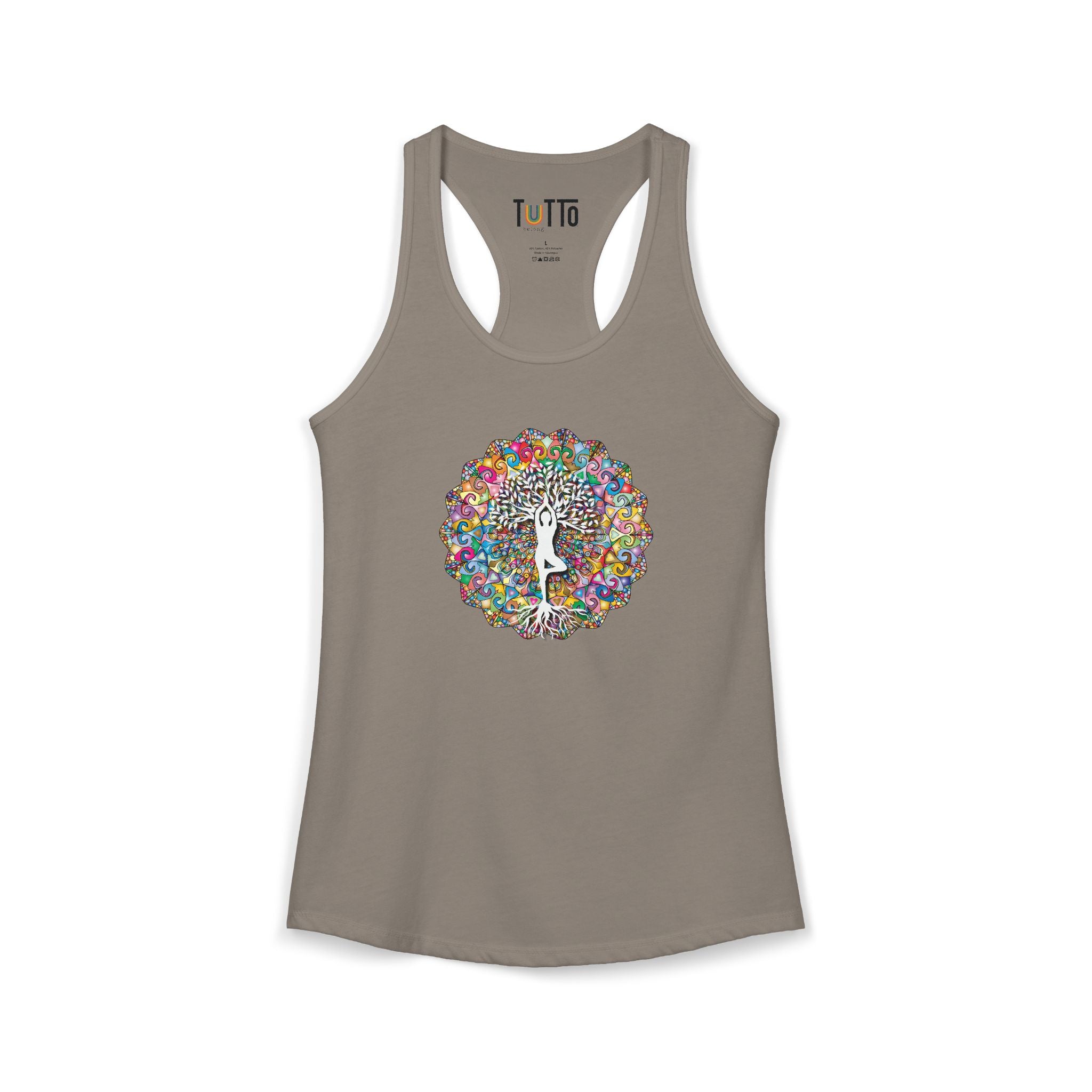 Mandala Racerback Tank - Find your Zen