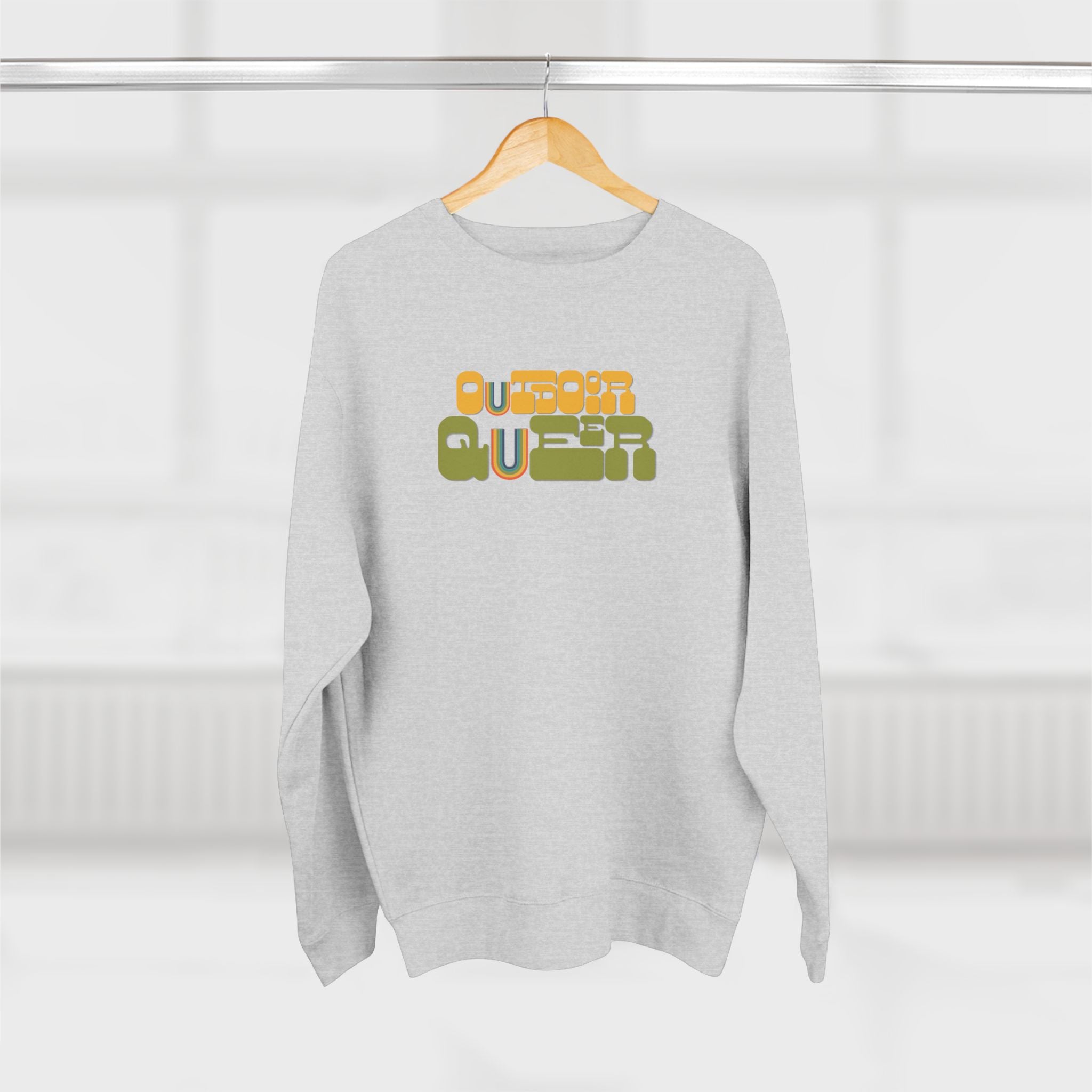 Retro Outdoor Queer Fall Sweatshirt