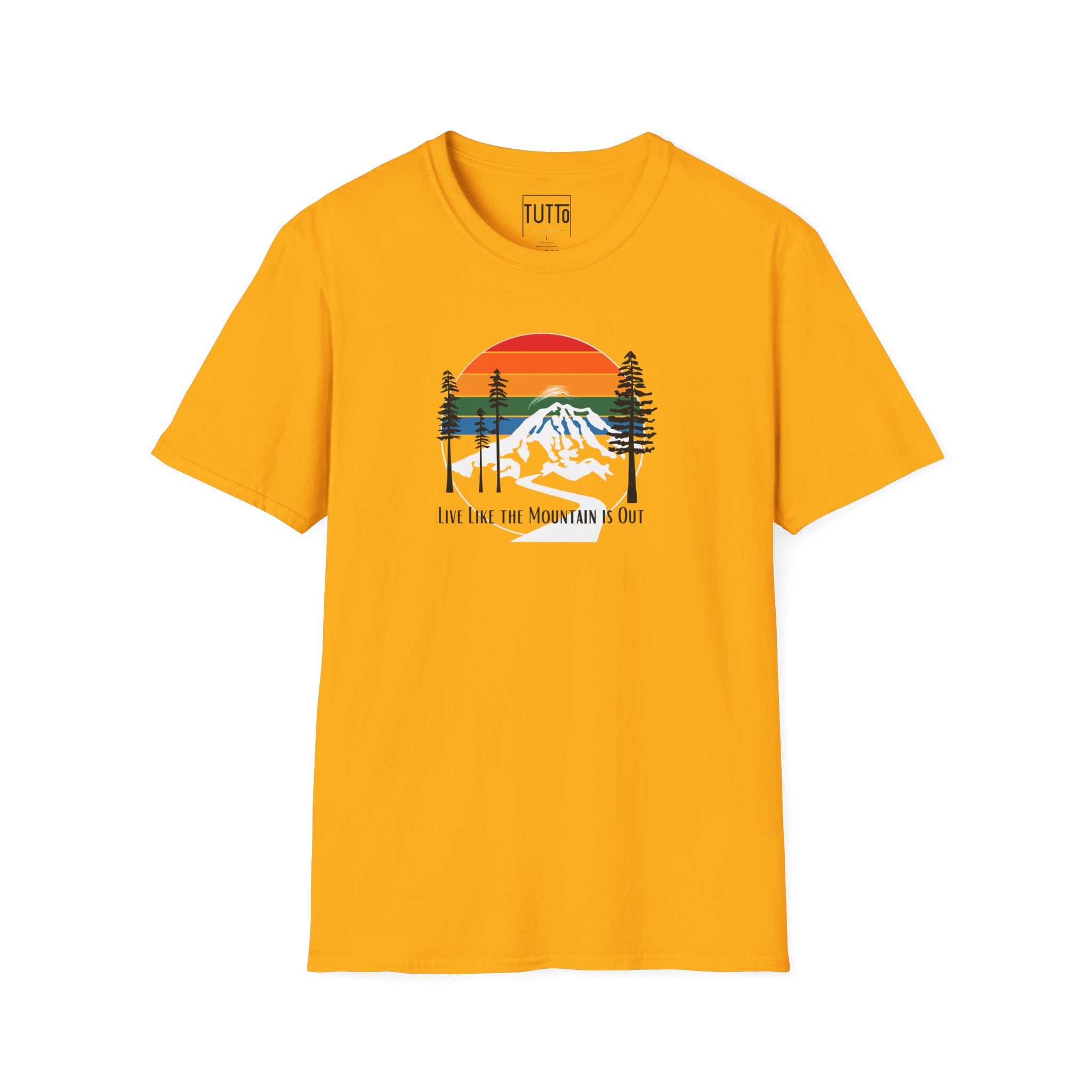 Live Like The Mountain is Out - Mount Rainier Tee