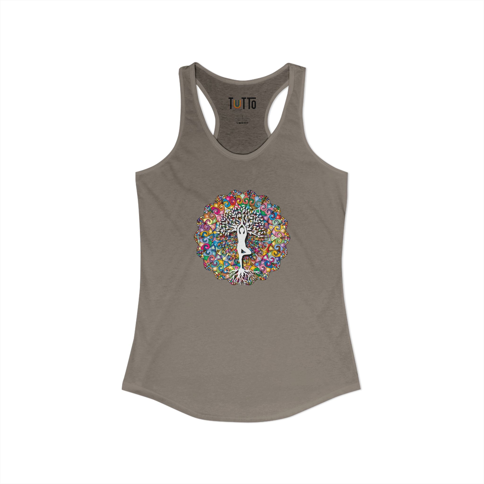 Mandala Racerback Tank - Find your Zen