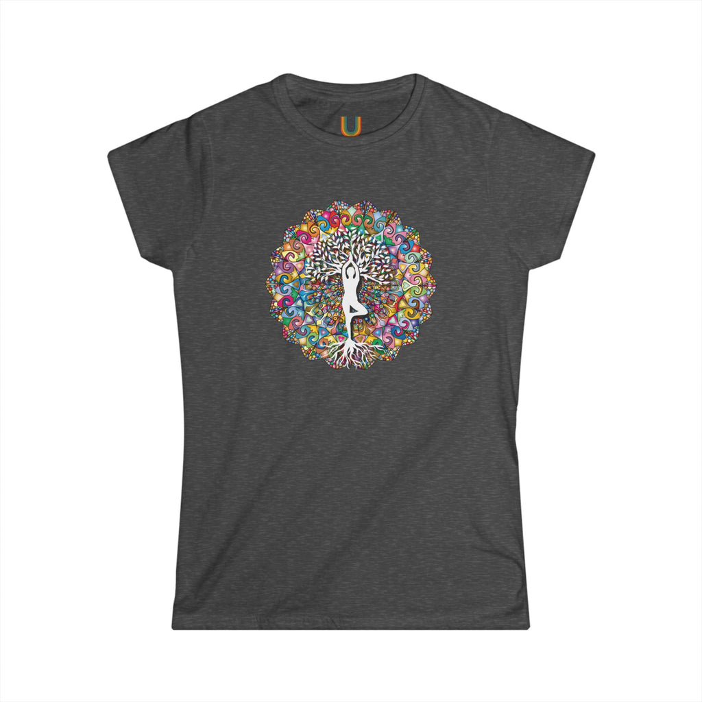 Mandala fitted Tee — Find your Zen