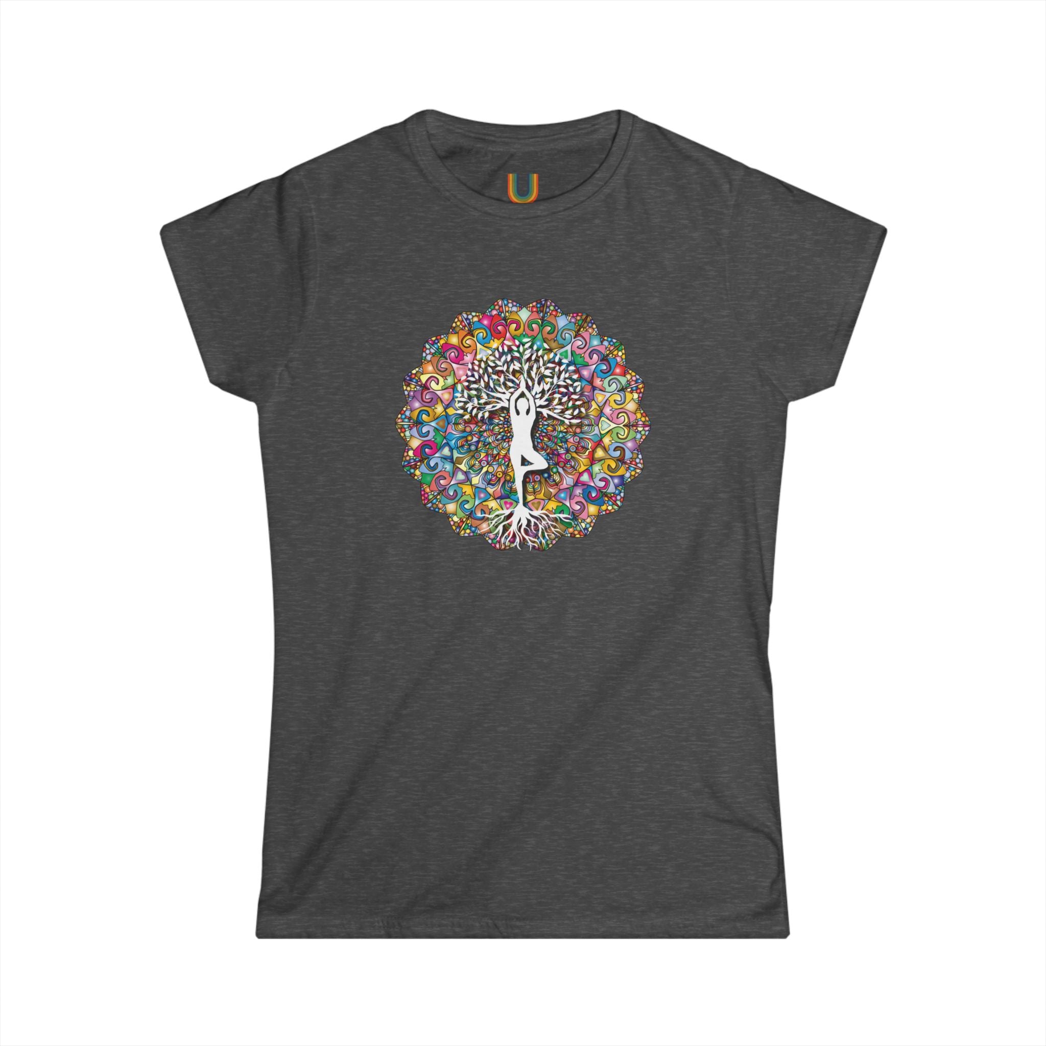 Mandala fitted Tee — Find your Zen