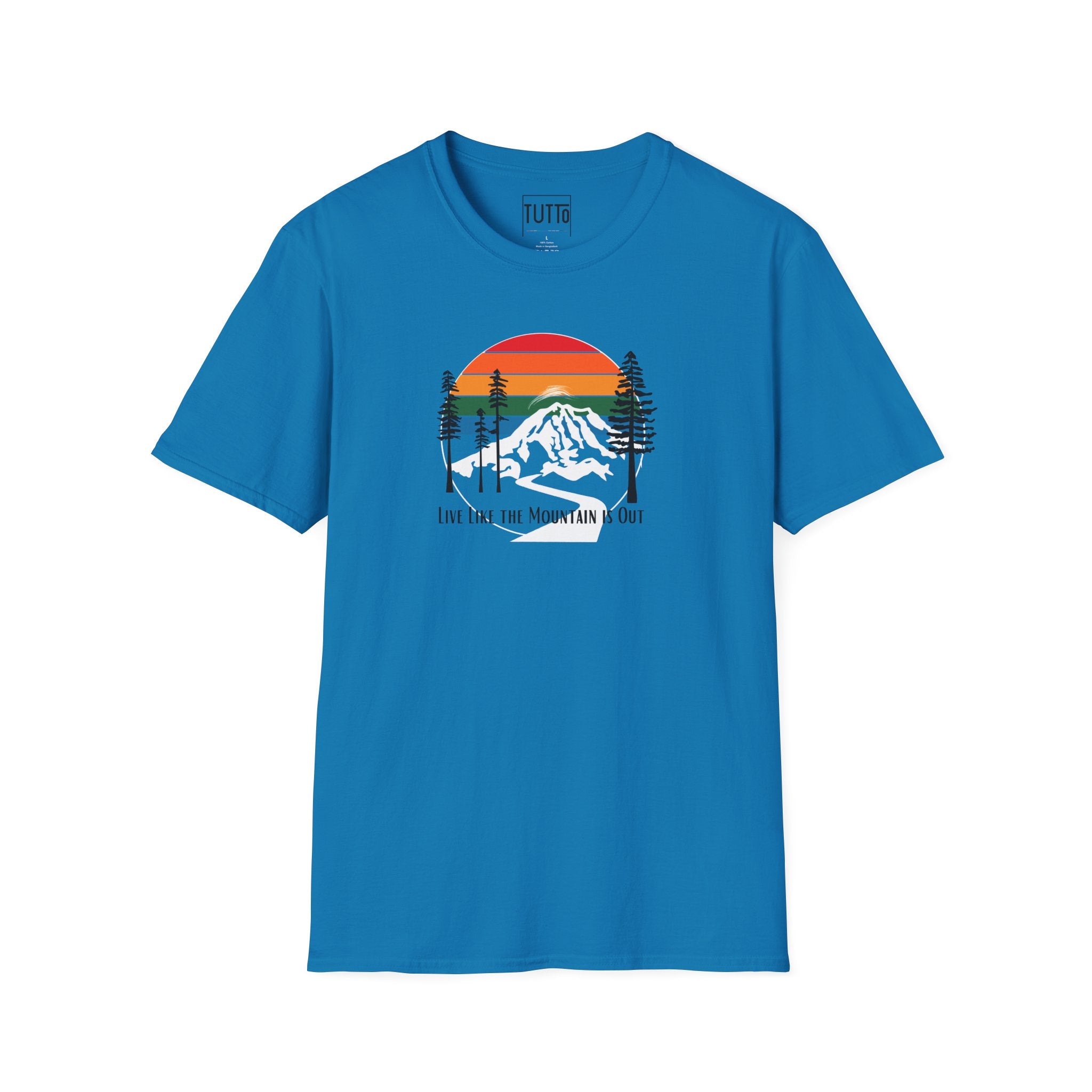 Live Like The Mountain is Out - Mount Rainier Tee