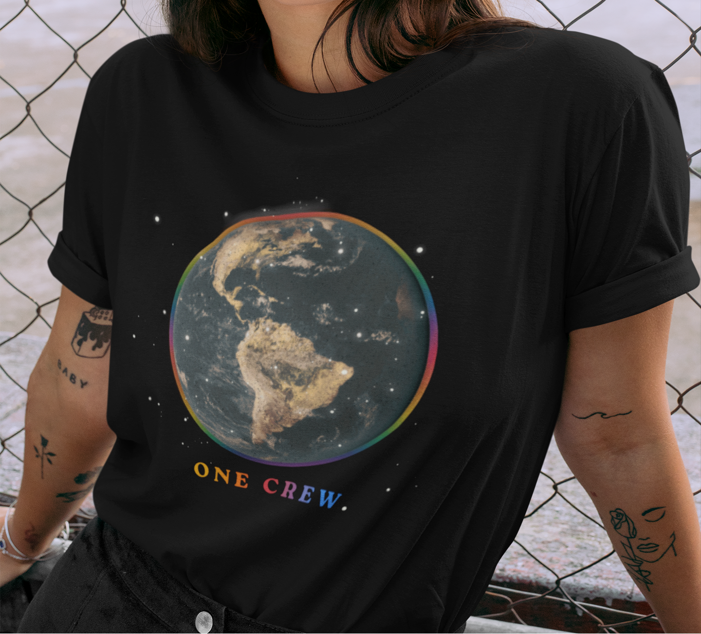 One Planet. One Crew. A premium tee Celebrating Our Shared Home