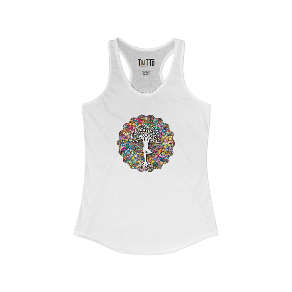 Mandala Racerback Tank - Find your Zen
