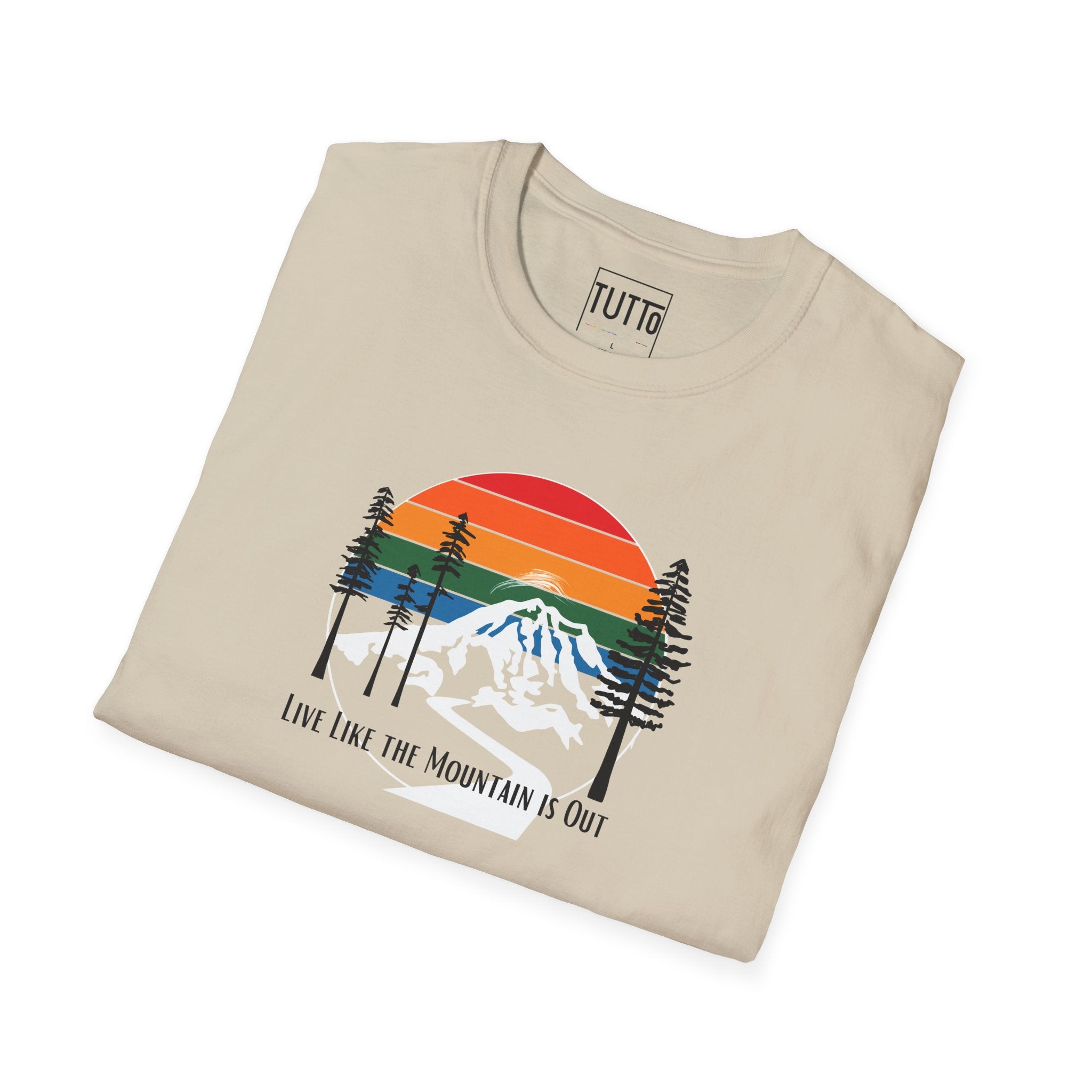 Live Like The Mountain is Out - Mount Rainier Tee