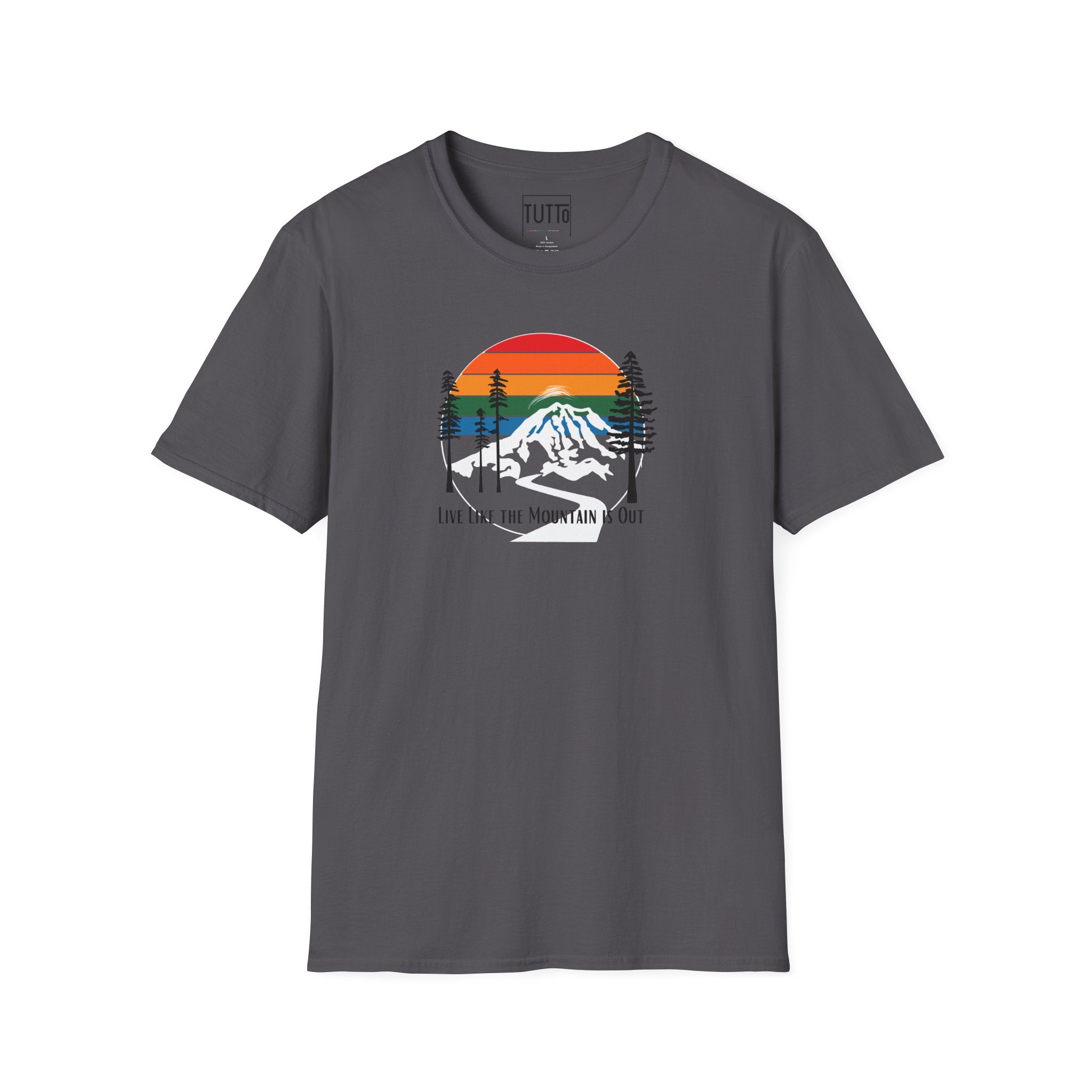 Live Like The Mountain is Out - Mount Rainier Tee