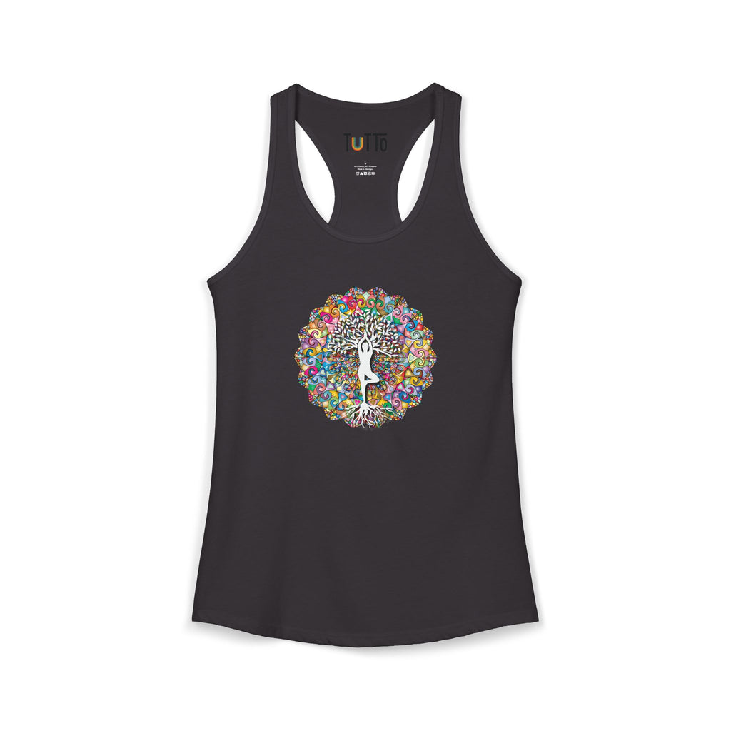 Mandala Racerback Tank - Find your Zen