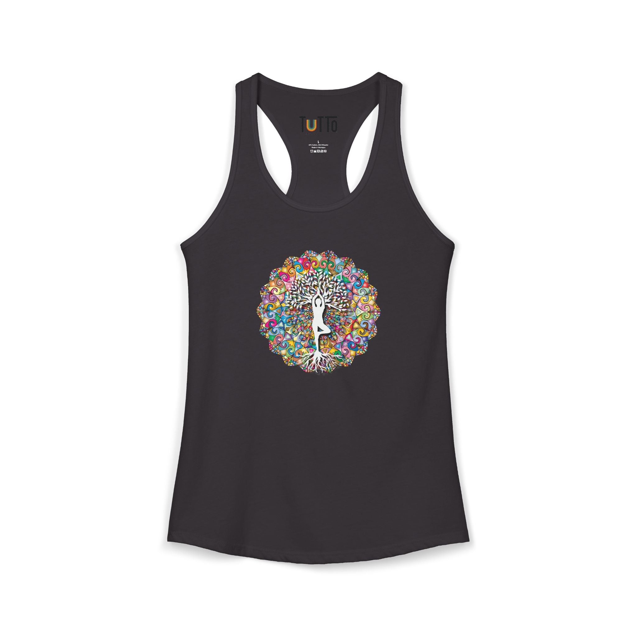Mandala Racerback Tank - Find your Zen