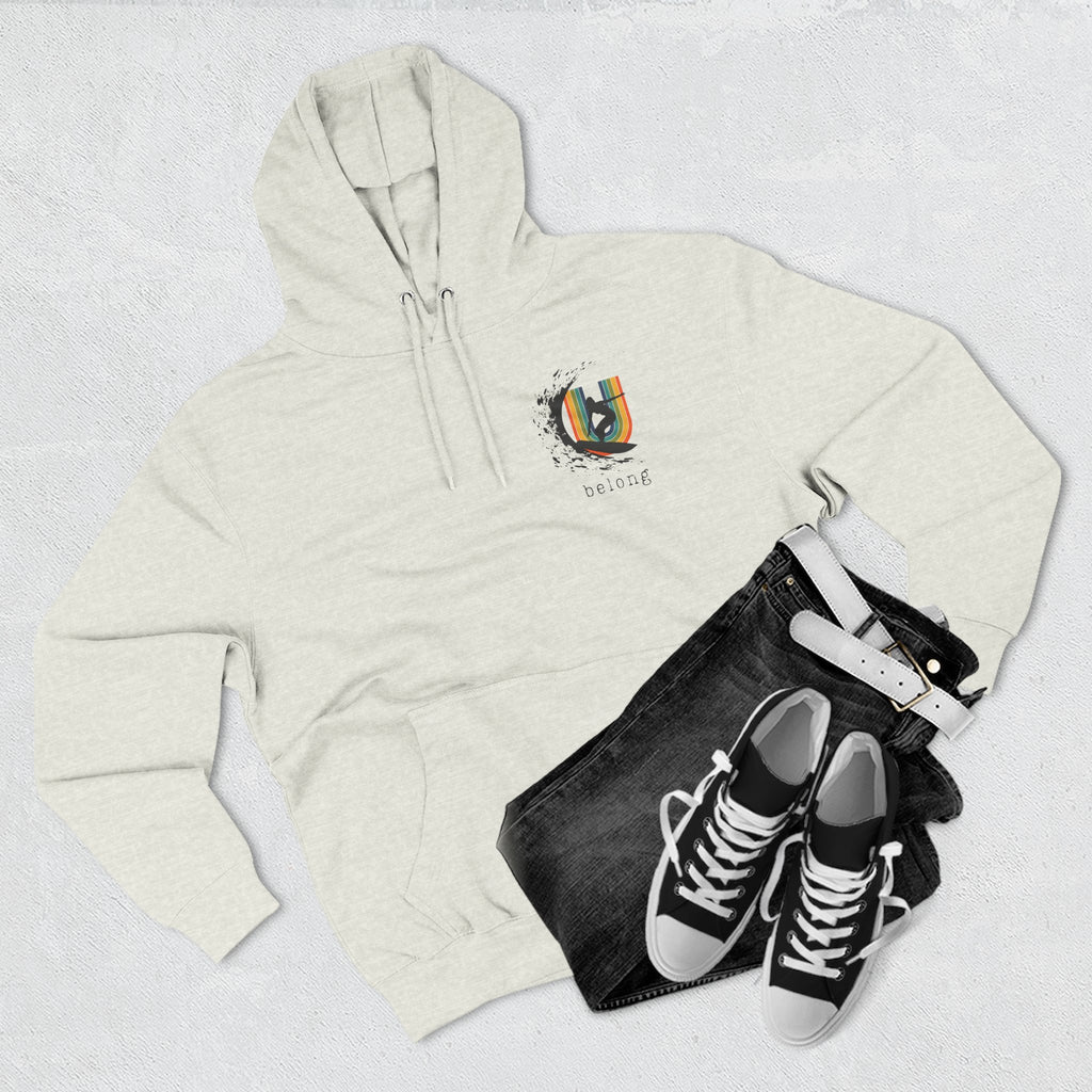 Tofino B.C.inspired Surfer Girl U belong– Fleece Hoodie