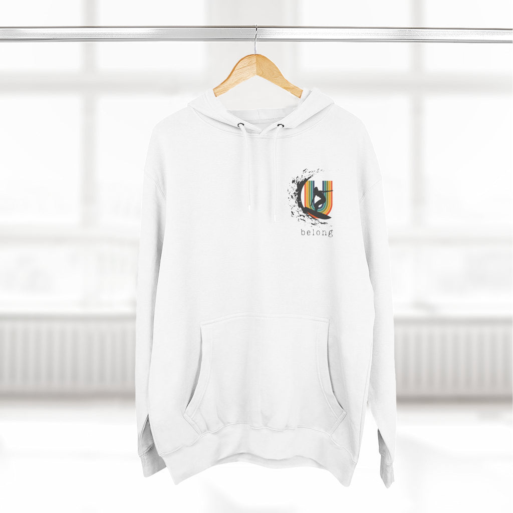 Tofino B.C.inspired Surfer Girl U belong– Fleece Hoodie
