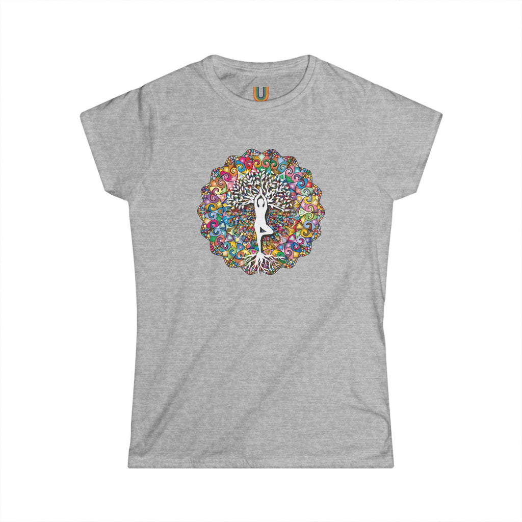 Mandala fitted Tee — Find your Zen