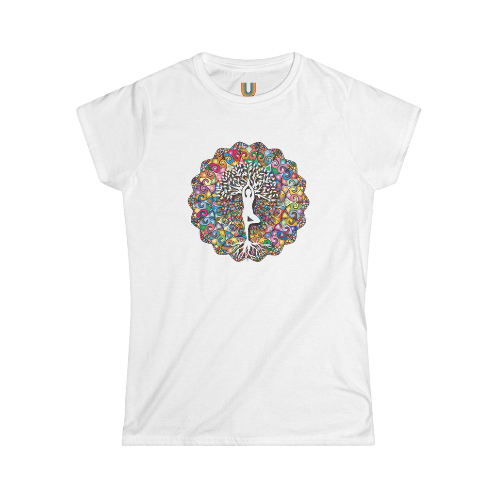 Mandala fitted Tee — Find your Zen