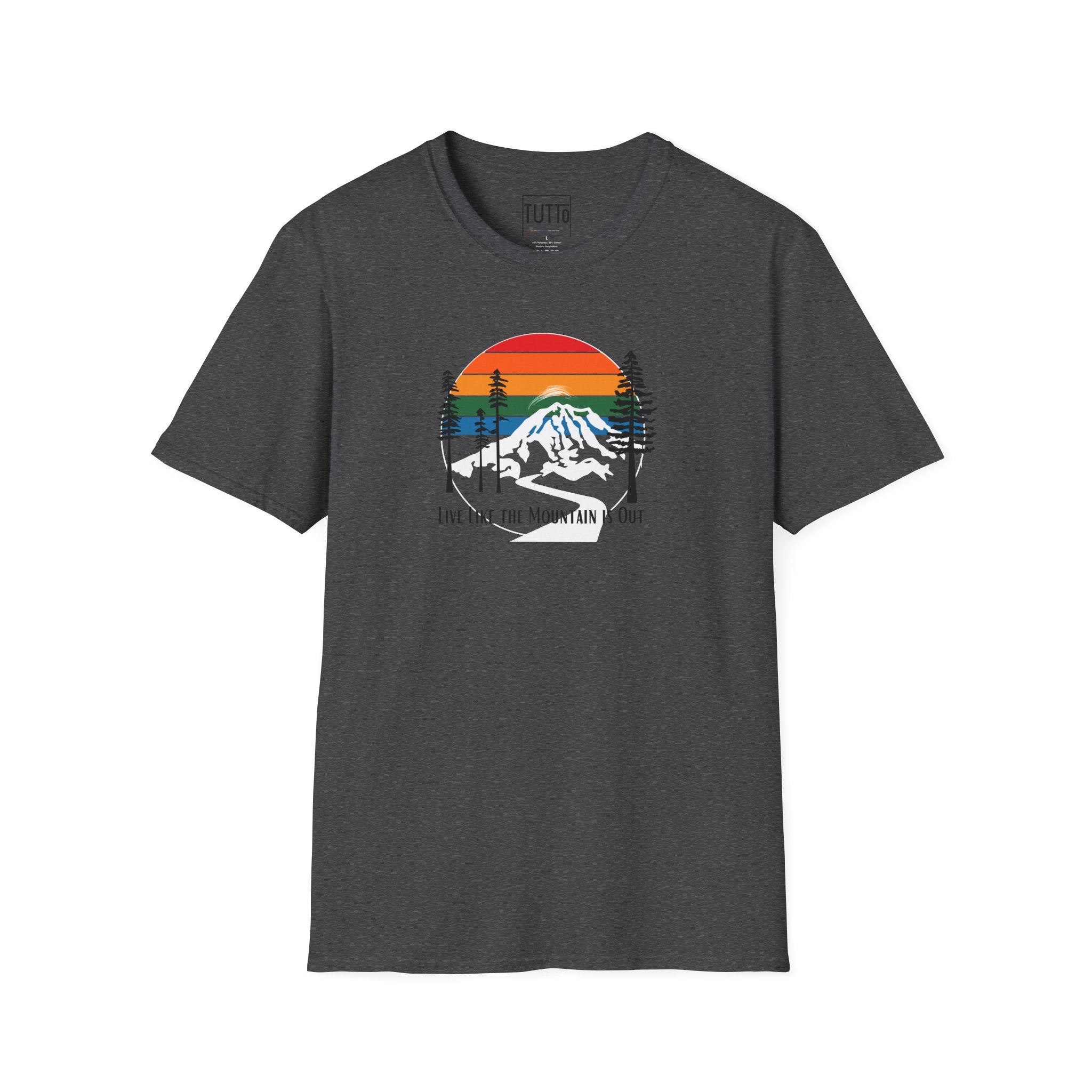 Live Like The Mountain is Out - Mount Rainier Tee
