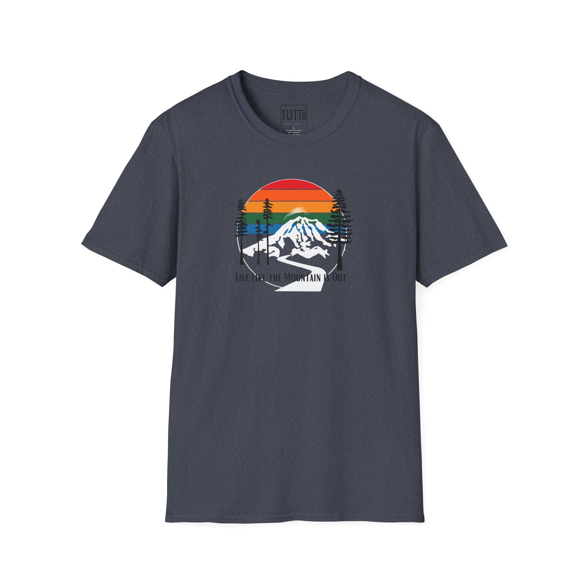 Live Like The Mountain is Out - Mount Rainier Tee