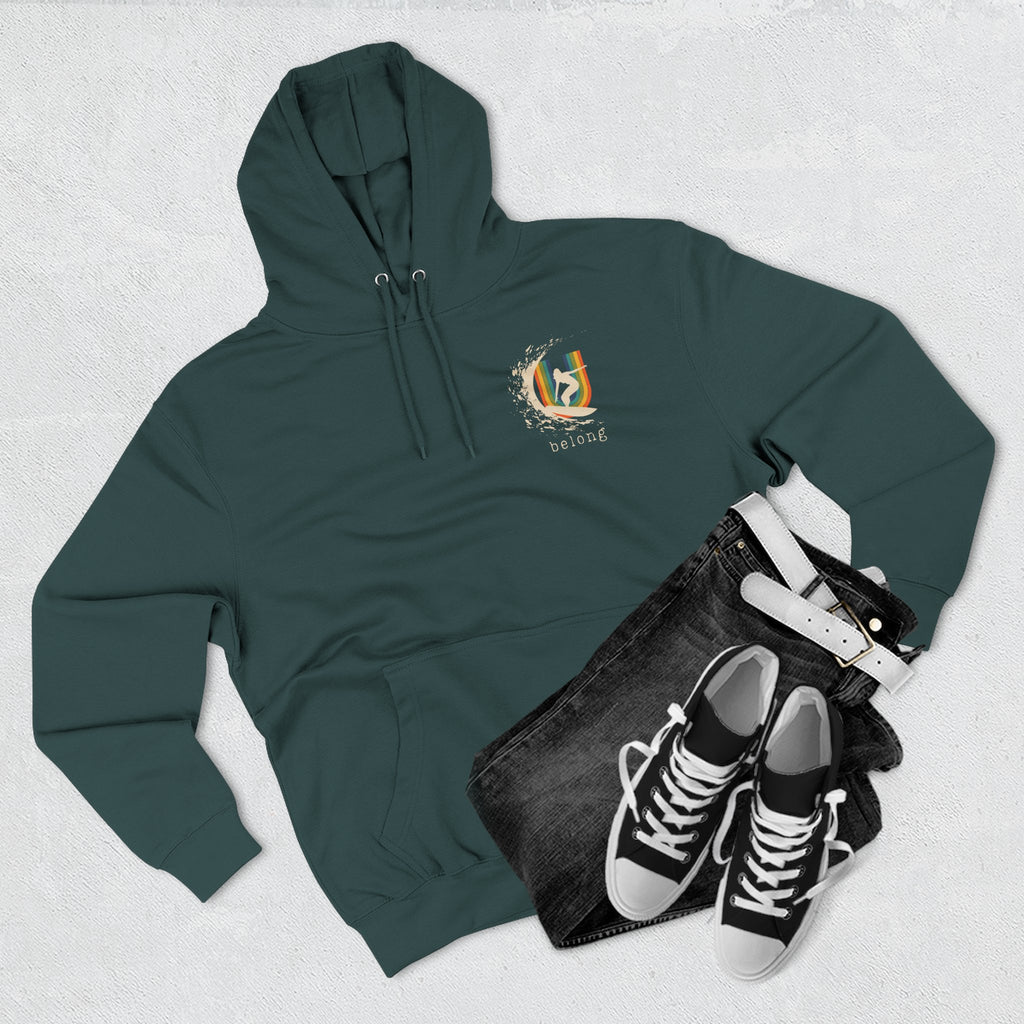 Tofino B.C.inspired Surfer Girl U belong– Fleece Hoodie
