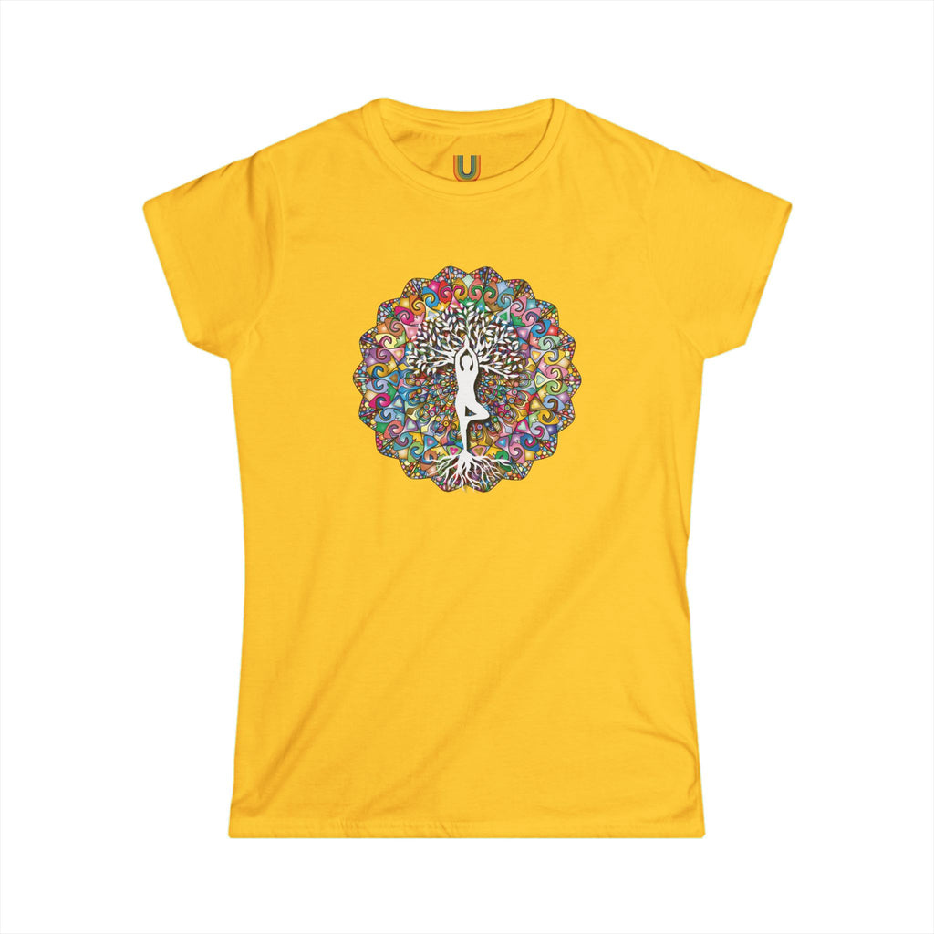 Mandala fitted Tee — Find your Zen