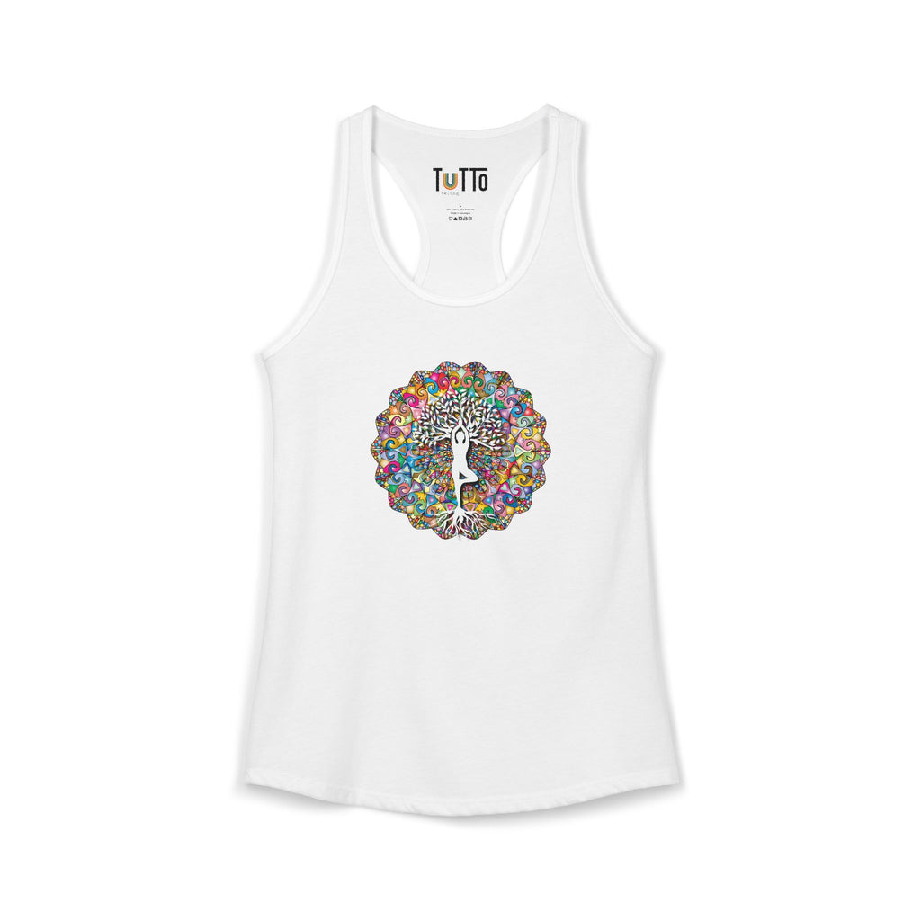 Mandala Racerback Tank - Find your Zen