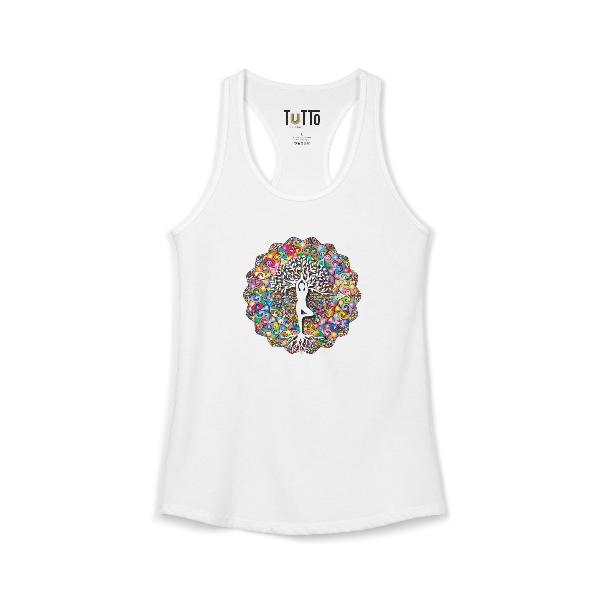 Mandala Racerback Tank - Find your Zen