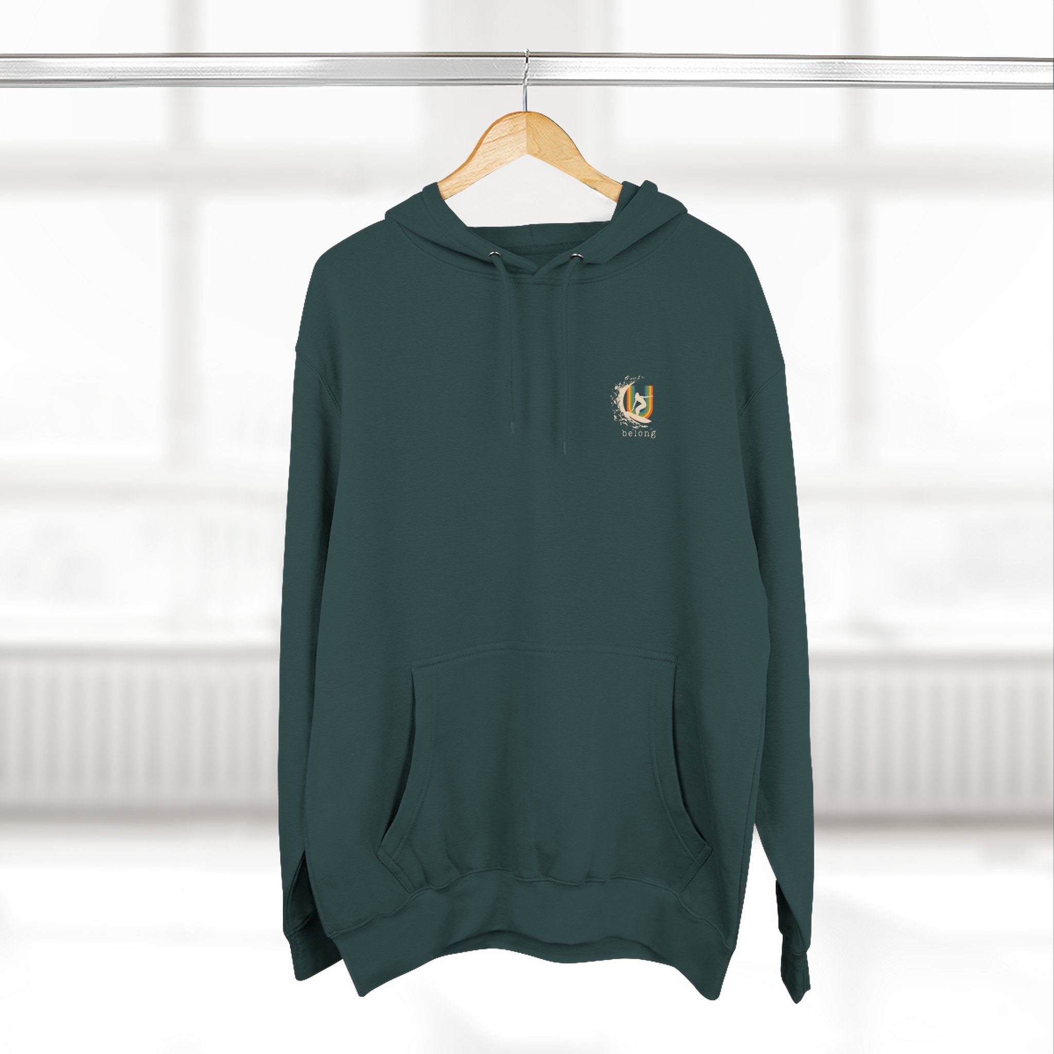 Tofino B.C.inspired Surfer Girl U belong– Fleece Hoodie