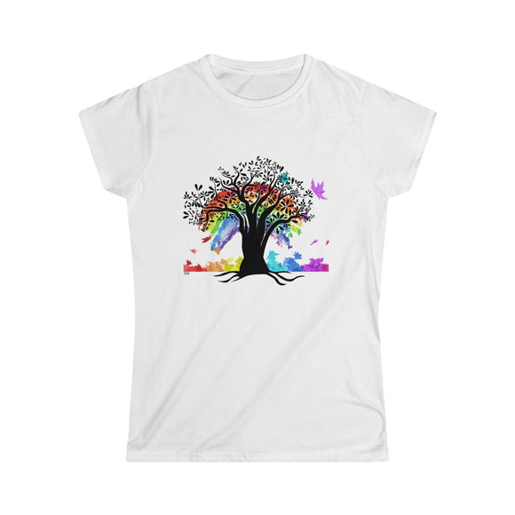 Rainbow Tree of Life Relaxed fit T-shirt