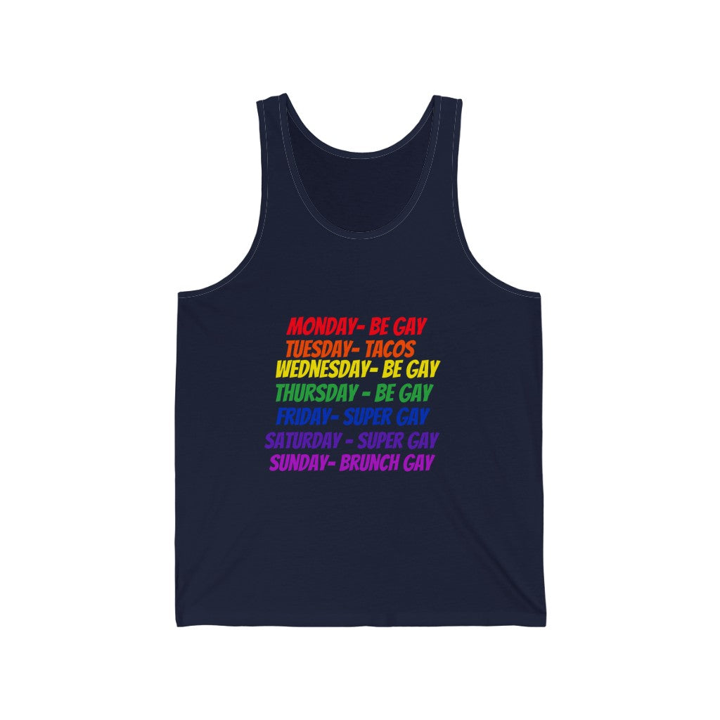 Daily Gay Agenda - Relaxed Fit Tank