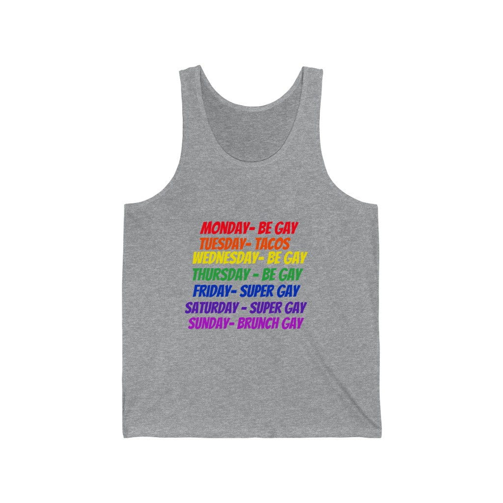Daily Gay Agenda - Relaxed Fit Tank