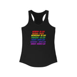 Daily Gay Agenda- Racerback Tank Top