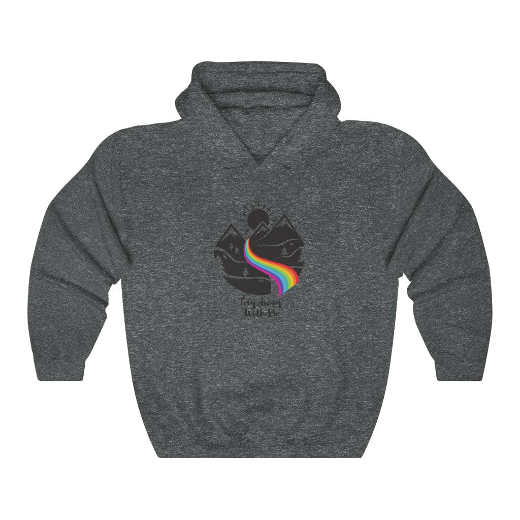 Gay Away With Me Mountain Heavy Blend™ Hoodie