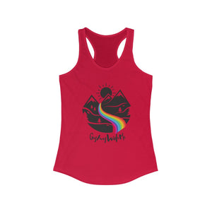 Mountain Gay Away with Me Racerback Tank Top