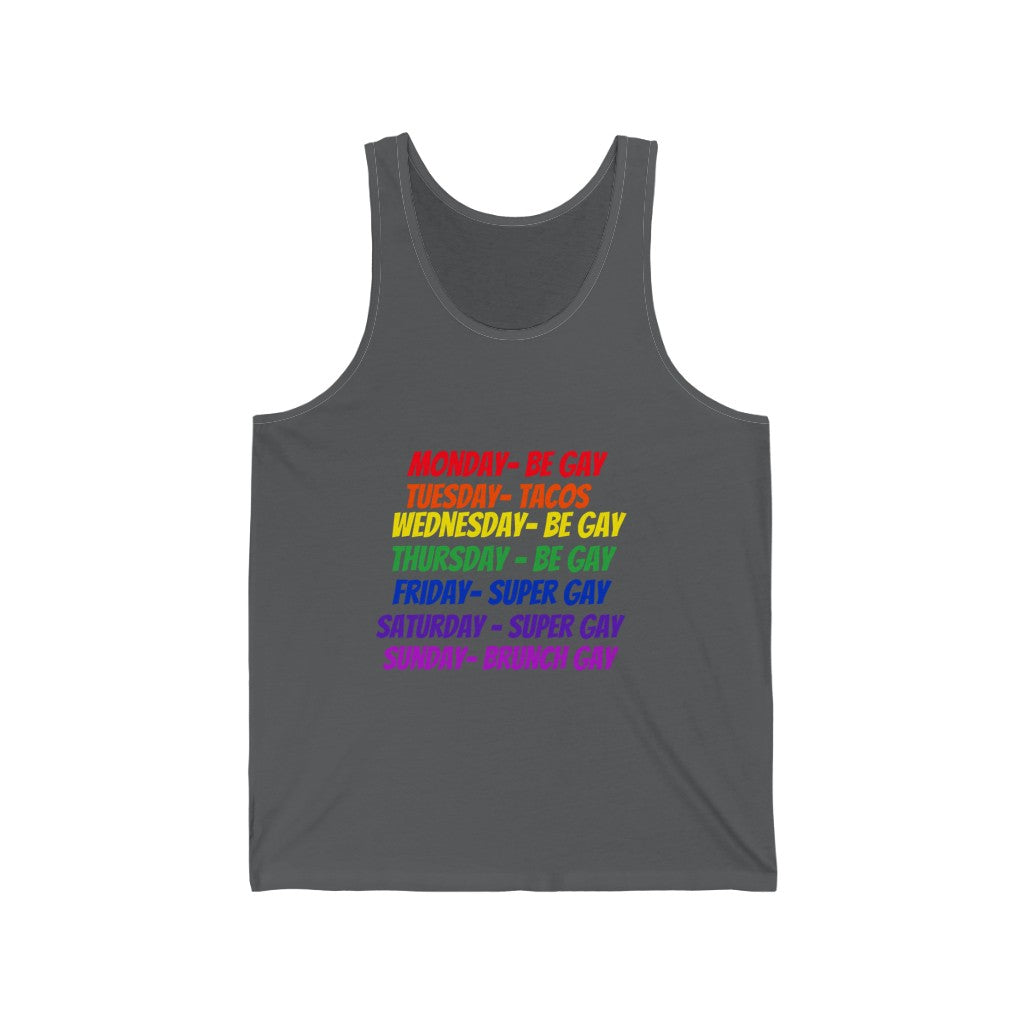 Daily Gay Agenda - Relaxed Fit Tank