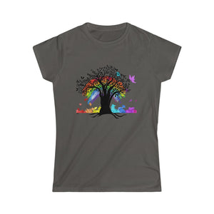 Rainbow Tree of Life Relaxed fit T-shirt