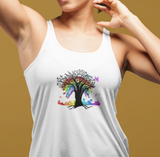 Rainbow Tree of Life- Relaxed Fit Tank