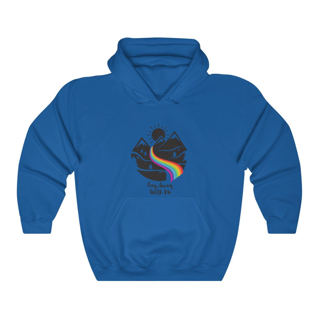 Gay Away With Me Mountain Heavy Blend™ Hoodie