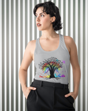 Rainbow Tree of Life Racerback Tank Top