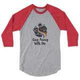 Mountain Gay Away with Me 3/4 sleeve Raglan Baseball Shirt